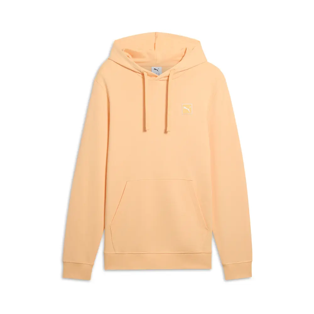 PUMA Mens Essentials Elevated Hoodie Casual Outerwear Casual - Orange