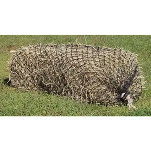 Hay Chix Heavy Duty Small Square Bale Hay Net Feeder for Horses