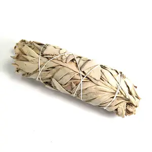 6" California White Spirit Sage Smudge Stick, Natural Incense