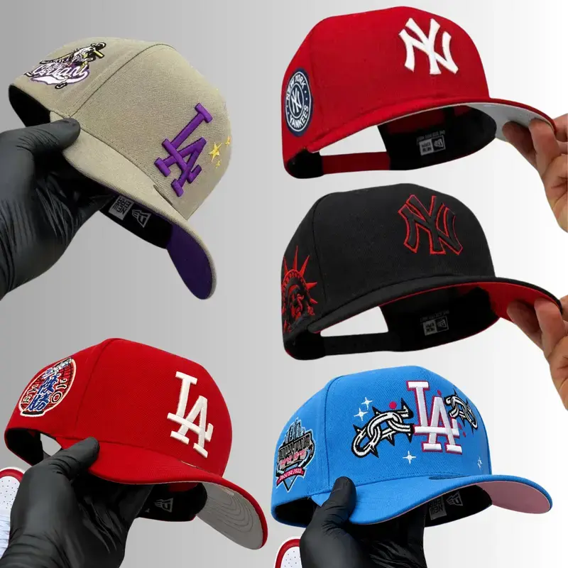 New Era MLB Dodgers Yankees 9FORTY 59FIFTY Fitted Snapback Cap – Baseball Hat for Men Women, Unisex Streetwear Sombrero, Urban Fashion USA 2026, Adjustable NY Yankees & LA Dodgers, MLB Cap Trending