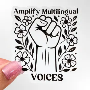 Amplify Multilingual Voices Sticker