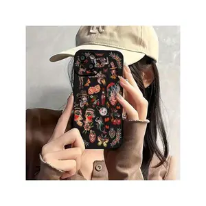 Tattoo Flash Mobile Phone Case Designed With Traditional Tattoos And Vintage Art Suitable For IPhone 16 15 14 13 12 And 11 Pro Models Made Of TPU Material And Provides Shockproof Protection Perfect For Family Friends Spring Holidays Boyfriends Girlfriends