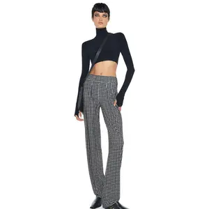 LOW RISE PLEATED TROUSER