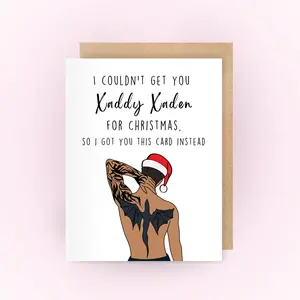 Xaddy Bookish Christmas Card