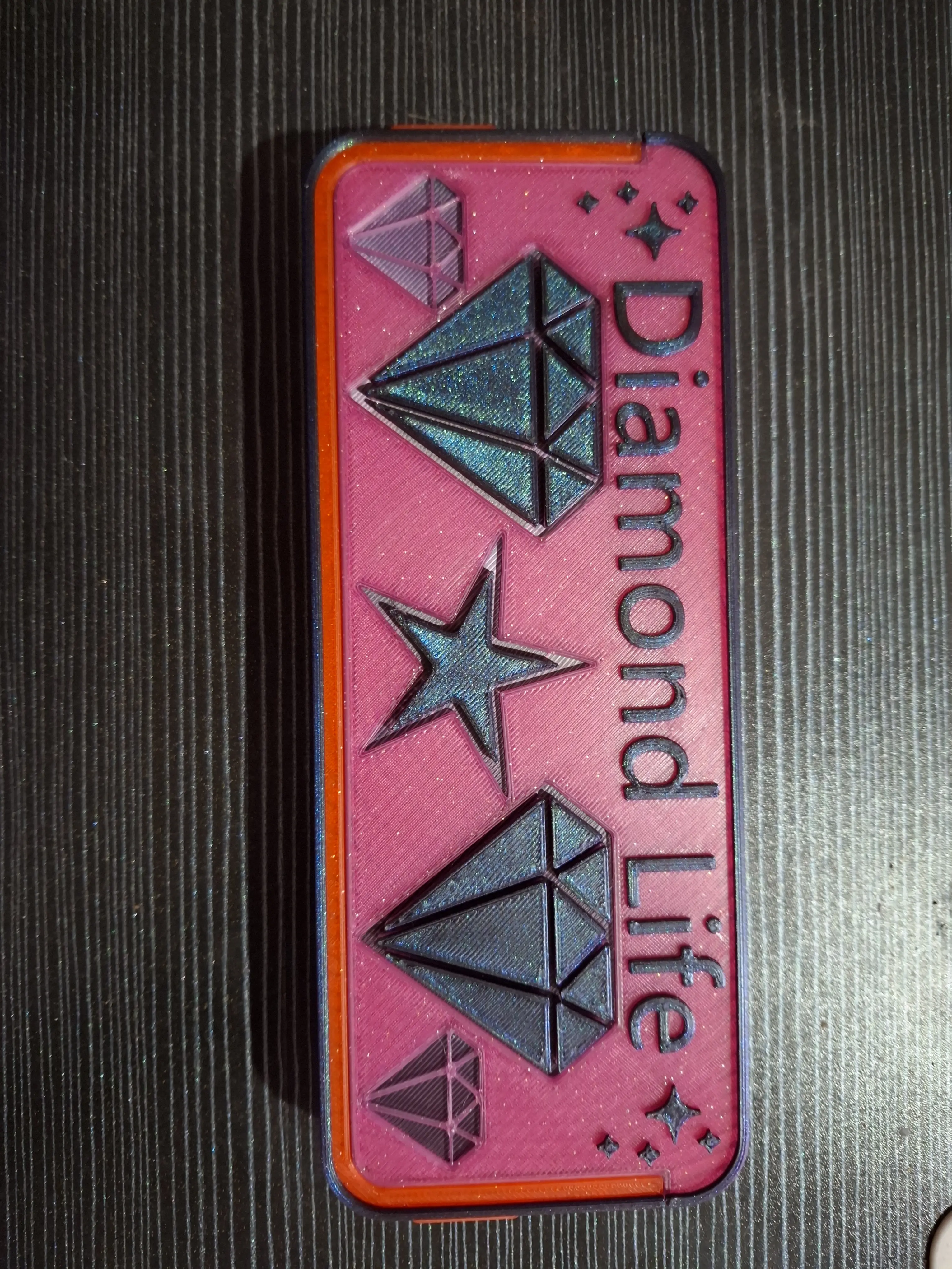 Diamond art tray dual compartment