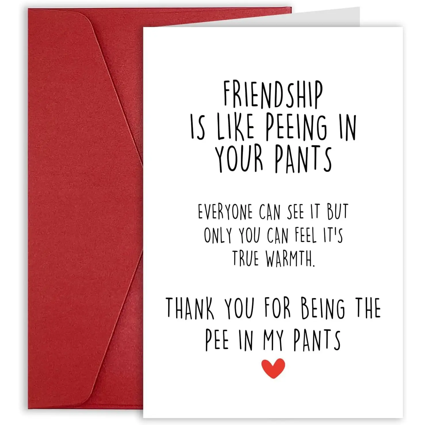 Funny  Friend Birthday Card, Friendship Day Card for Men Women, Cute Bestie Card, Friendship  For Her, Friendship Thank you Card for Him Her