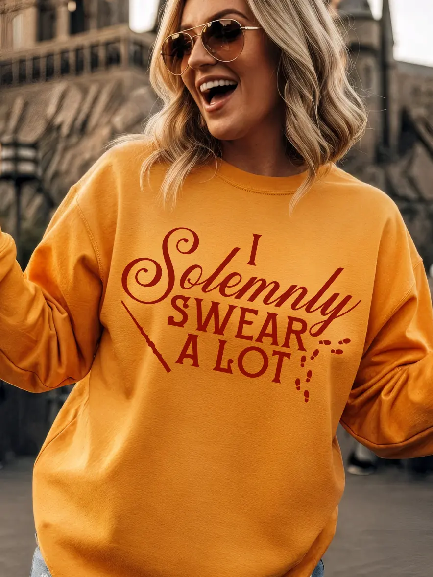 I Solemnly Swear A Lot ~ Unisex Crewneck Sweatshirts Printed in the USA