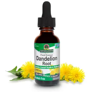 Nature's Answer Alcohol Free Dandelion Root Extract  2000mg - 1 Fluid Ounce | Promotes Overall Well-Being | Immune Support | Cleanses and Detoxes | Liquid Supplement | Natural Remedy