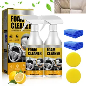 Omaky Multi-Purpose Foam Cleaner for Car, All Around Master Foam Cleaner, Car Interior Foam Cleaner,Car Seat Foam Cleaner Spray, Upholstery Cleaner for Car Seats, Interior Car Cleaner (2pcs)