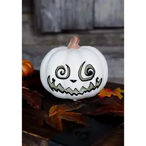 5 Inch Swirly Light Up Jack O' Lantern Decoration