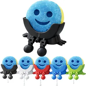 Drip Daddy Peeing Sink Caddy Rack with Drainage – Funny Scrub Sponge Holder & Soap Organizer, Compact Kitchen Countertop Storage Stand Accessory (Black) Monkey Stix