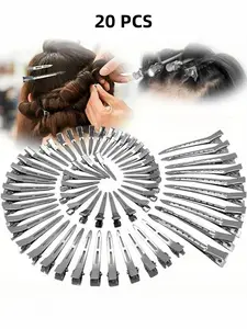 Woman Hair Care Clips Metal Steel Hairdressing Sectioning Clip Clamps Barber Hair Cut Use Styling Tools Hair Root Fluffy Hairpin Hair Clip Set