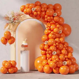 87pcs Orange Balloons Different Sizes 18 12 10 5 Inches for Garland Arch, Premium Orange Latex Balloons for Birthday Wedding Shower Bridal Shower Party Decorations