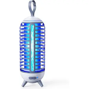 2-in-1 Cordless Bug Zapper & Camping Light | Smart Auto Sensor | USB Rechargeable | 16H Battery Life.