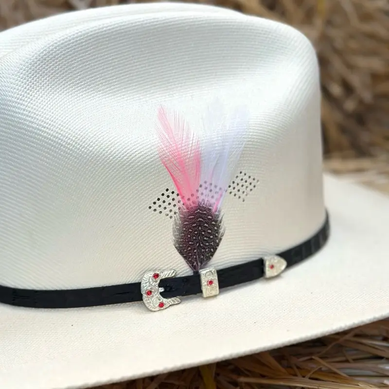 Women’s Pink Decorative Feather for your Western-Style Hat | Pluma Decorativa para Sombrero