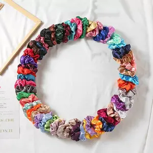Elastics Hair Bands Scrunchy Hair Ties Ropes Scrunchie for Women Girls Hair Accessories - Great Gift for Holiday Seasons