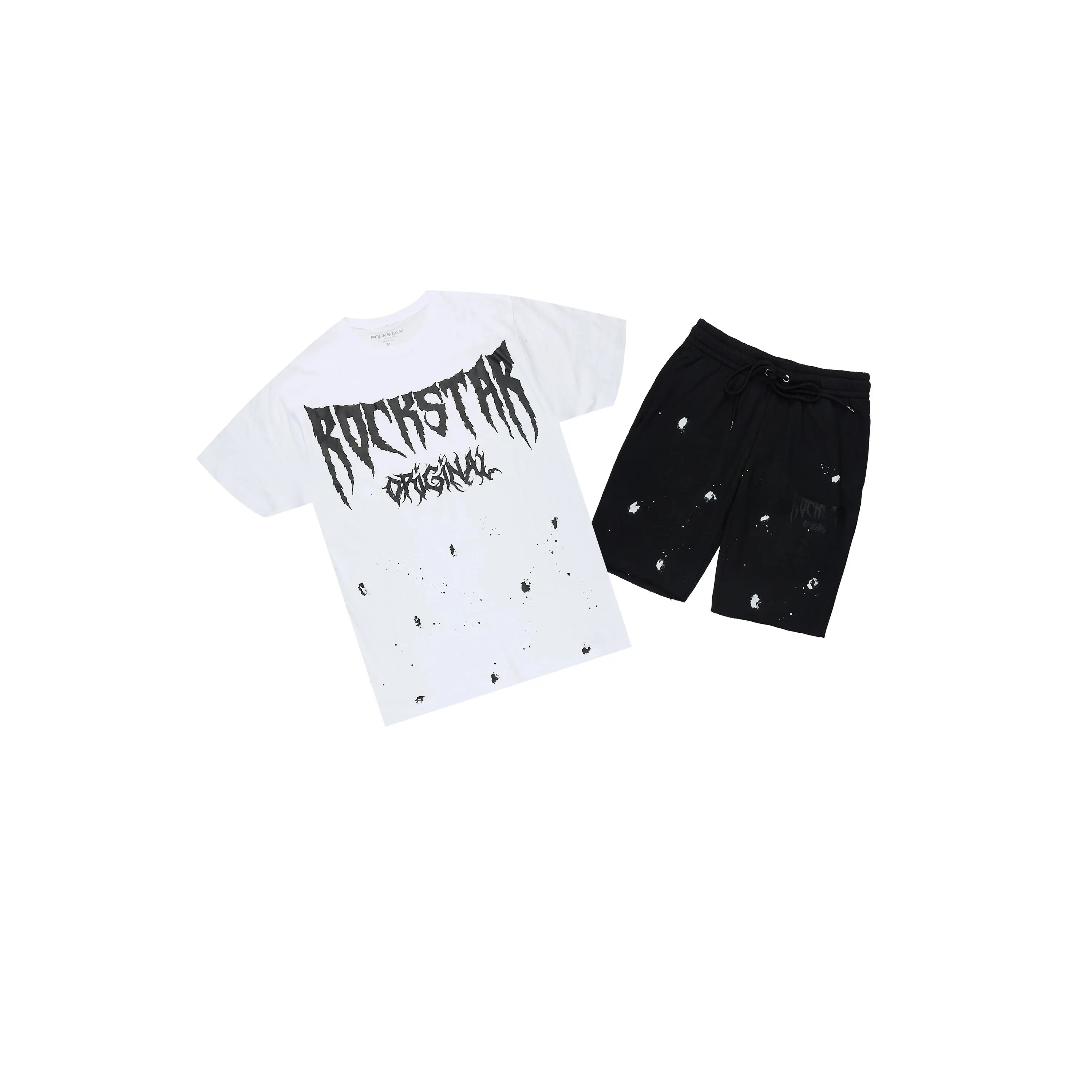 Twinkle 2.0 White/Black T-Shirt/Short Set