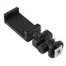 PULUZ 1/4 Inch Tripod Mount Adapter, Tripod Mount Adapter with Phone Holder, Tripod Mount Adapter with Phone Clamp Phone Accessory Compatible for iPhone Samsung, Camera Accessories, Cellphone, Smartphone Camera Accessories, Selfie Accessories