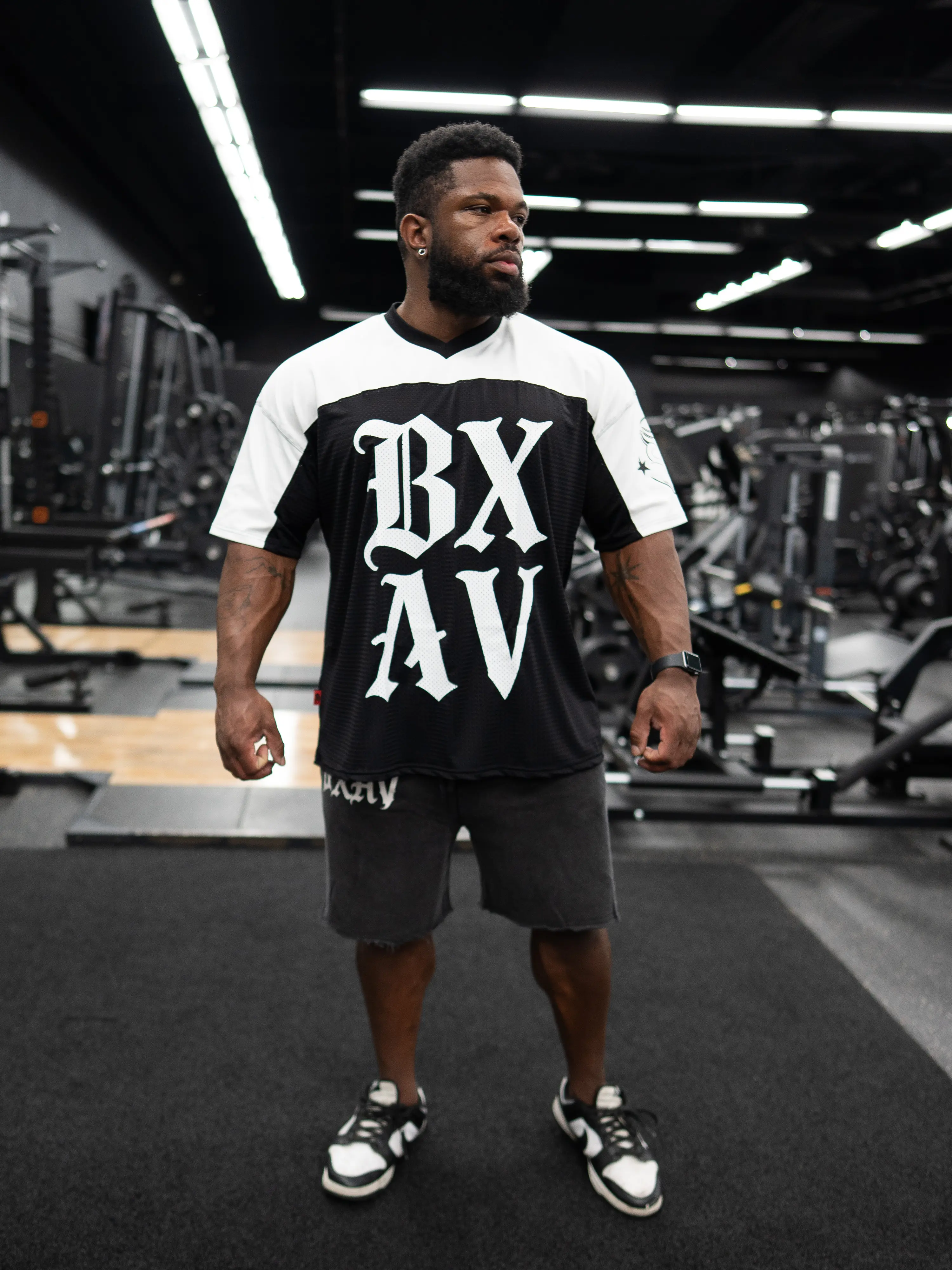Hybrid Oversize Jersey (Old English)