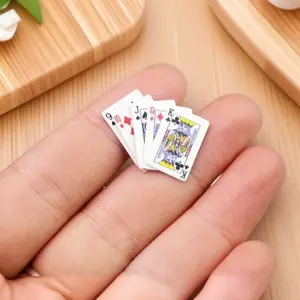 Mini Poker Set Portable Moisture Proof Blind Box Random Collectible Cards Travel Camping Tabletop Game Social Icebreaker Pocket Cards for Dorm Party Must Have Classic Card Game