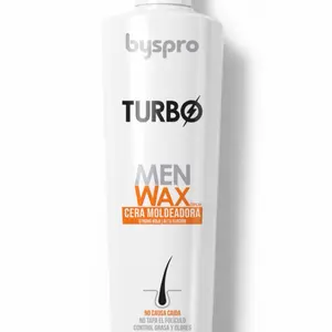 Byspro Turbo Men Wax Cera Moldeadora Strong Hold High Precision for Men's Hair Styling No Hair Loss Control Oil and Odor