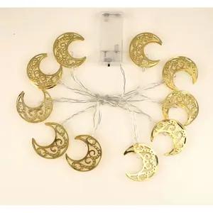 Crescent Moon LED string lights