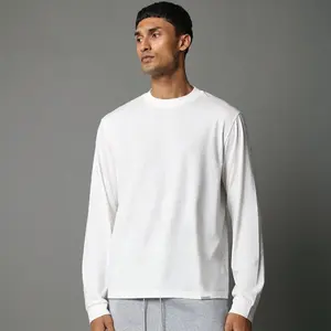 Men's Cotton Long-Sleeve Crew Neck Thermal Underwear Soft and Warm Long-Sleeve Top for Everyday Wear Multiple Colors Available Pajama Top Cozy Casual