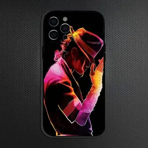 Michael Jackson Singer Phone Case For iPhone 17 Air  16,15,14,13,12,11 Plus,Pro Max, Others Soft Black Cover