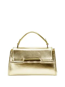 GUESS Female Iris Metallic Leather Top Handle Bag
