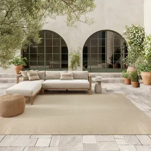 Nourison Tulum Basketweave Solid Indoor/Outdoor Rug