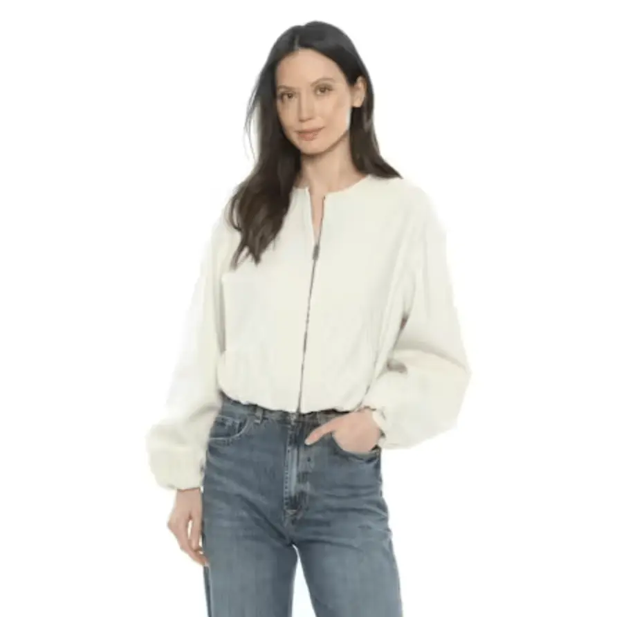 Drew Violette Jacket in Ivory