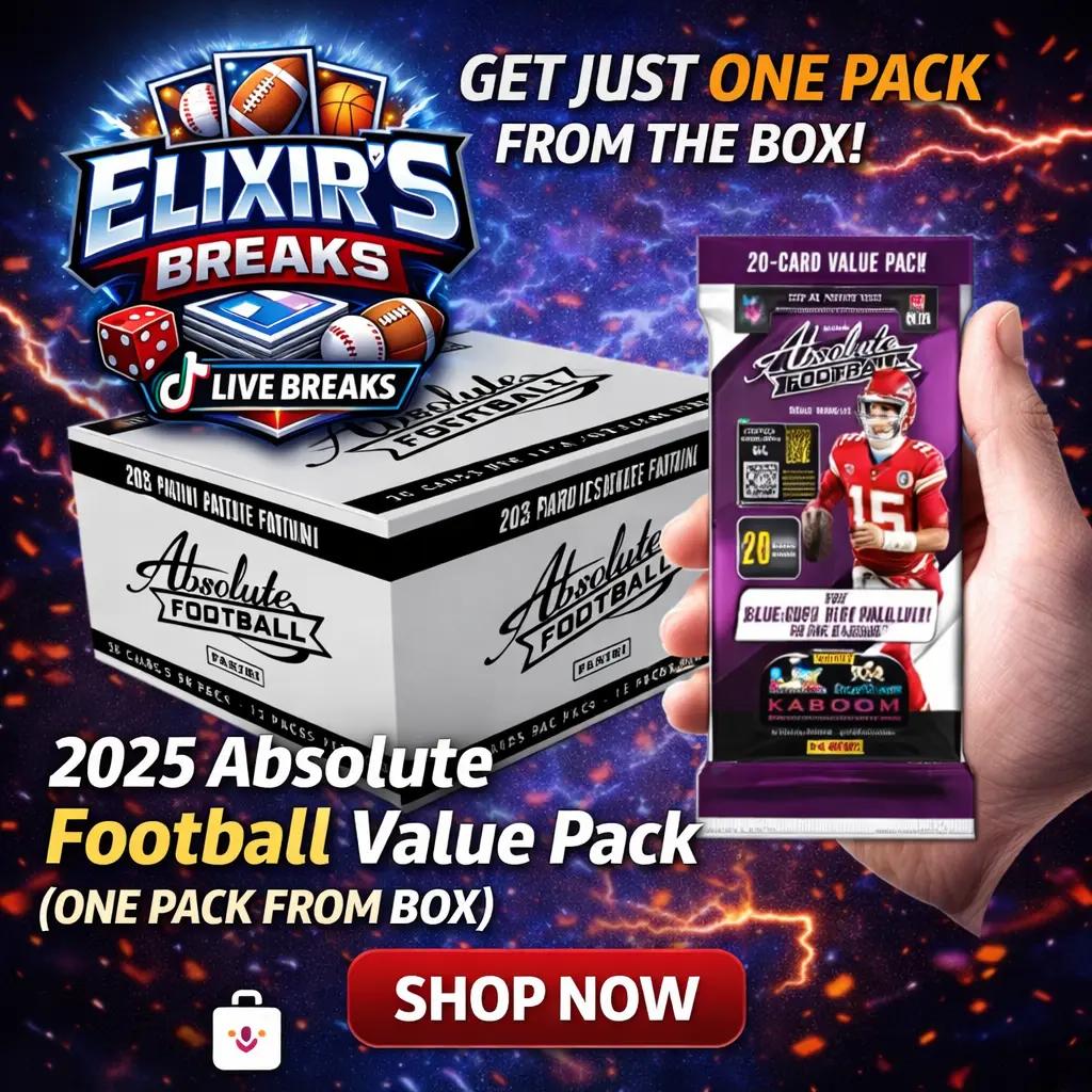 2025 Panini Absolute Football Value Pack (1 Pack – Live Break) - Kaboom Hunting!!