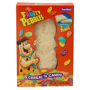 Frankford Fruity Pebbles Cereal 'N Candy White Bunny 1.6 oz – Easter Candy, Sweet Crunchy Snack