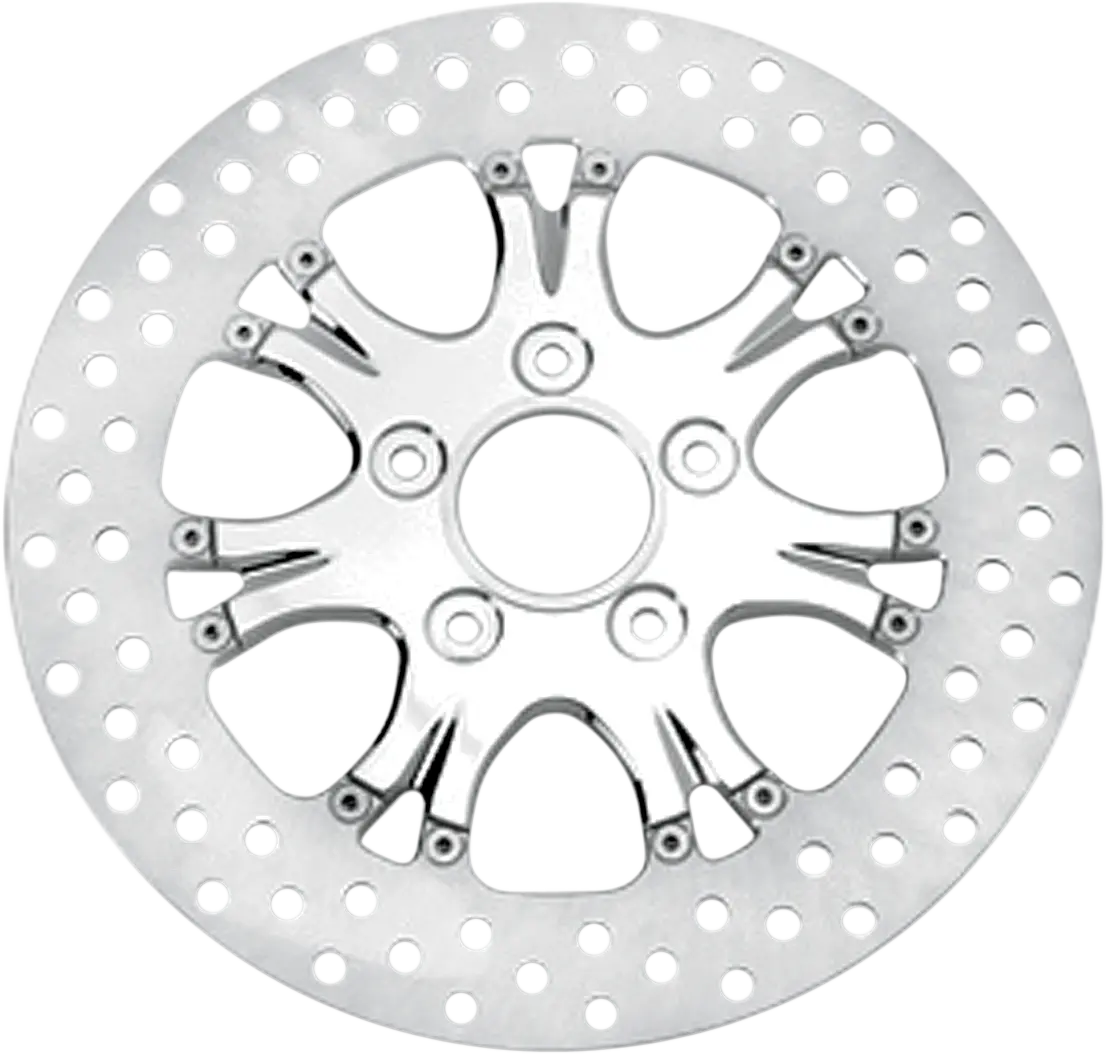 PERFORMANCE MACHINE (PM) Two-Piece Front Brake Rotor - Left - Paramount - 11.5" - Chrome