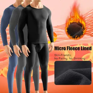 2025 Men's Thicken Fleeced Thermal Underwear Set ,Winter Men's Thermal Underwear Set,Men Long Johns Set,Thicken Fleece Lined Base Layer Top & Bottom,Men Pajamas Set Sleepwear,Men Underwear Menswear   winter outfits