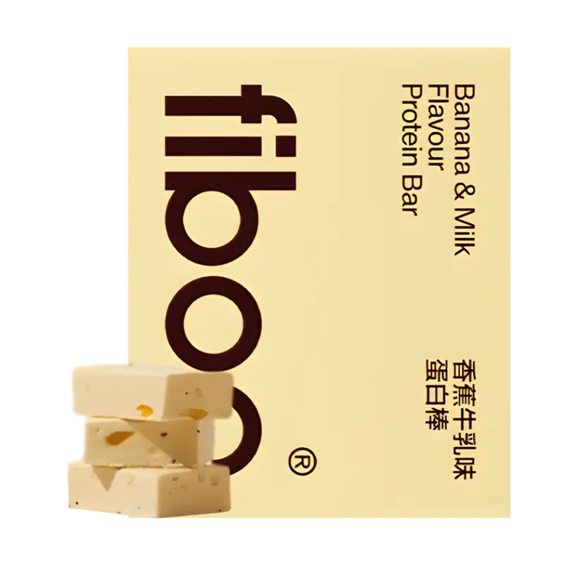 FIBOO Protein Bars #Banana Milk Flavor 6pcs