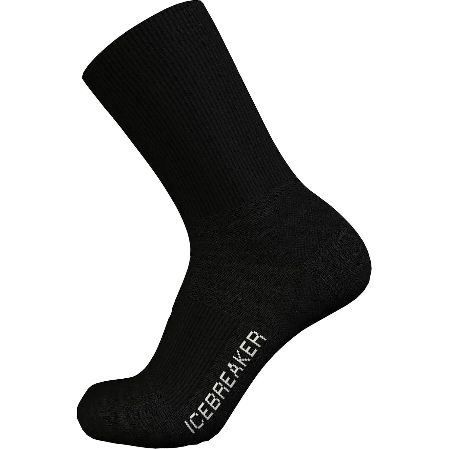 icebreaker Men's Merino Lifestyle Light Crew Socks, Merino Wool Blend Sock for Everyday Wear