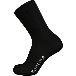 icebreaker Men's Merino Lifestyle Light Crew Socks, Merino Wool Blend Sock for Everyday Wear