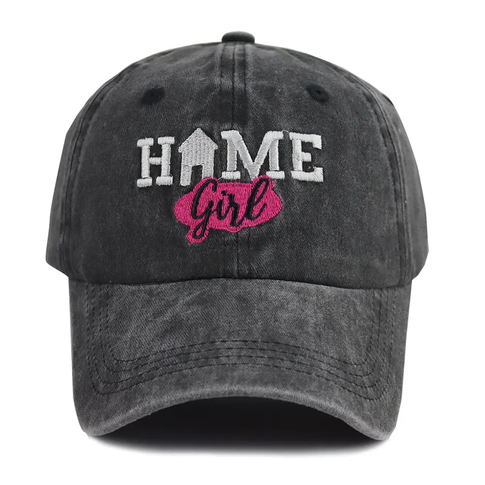 Realtor Gifts for Women, Funny Home Girl Baseball Cap, Adjustable Vintage Washed Cotton Real Estate Agent Supplies Hat for Woman, Girlfriend, Sister, Mom