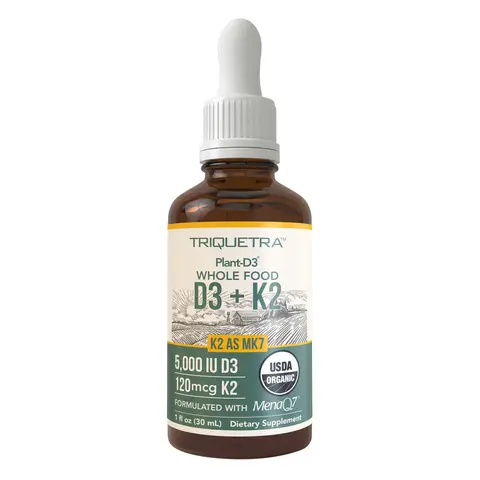 Plant-D3 + K2 5,000 IU D3 Strength (MenaQ7) Healthcare Vitamin