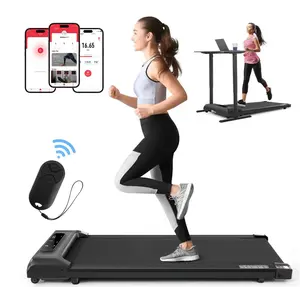 Walking Pad 300lb Large Walking Area Under Desk Treadmill with Remote & App Remote Control for Home Office Jogging Running