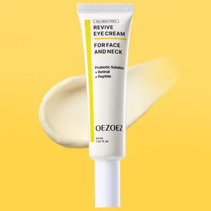 Revive Eye Cream for Face & Neck - Probiotic Solution with Retinal & Peptides for Wrinkles, Fine Lines & Aging Skin