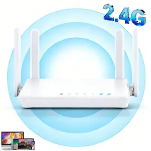 2026 WiFi Router with 4-Antenna, Whole Home Coverage up to 1,000 Sq. ft and 40 Devices, WPA2 Security, Wireless Router for Business & Gaming Computer, Easy Setup