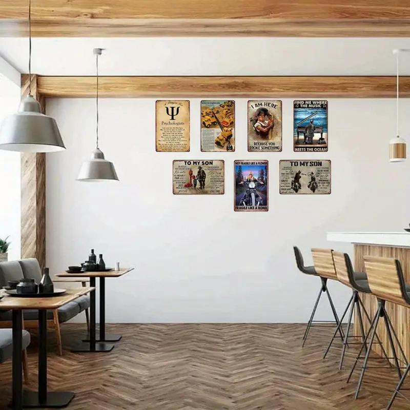 Funny Retro Metal Tin Sign - Warning Does Not Play Well with Liberals - for Plaque Poster Cafe Bar Wall Art Sign Gift Decorative Sign