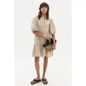 Carmela Linen Dress in Natural, from Lanhtropy