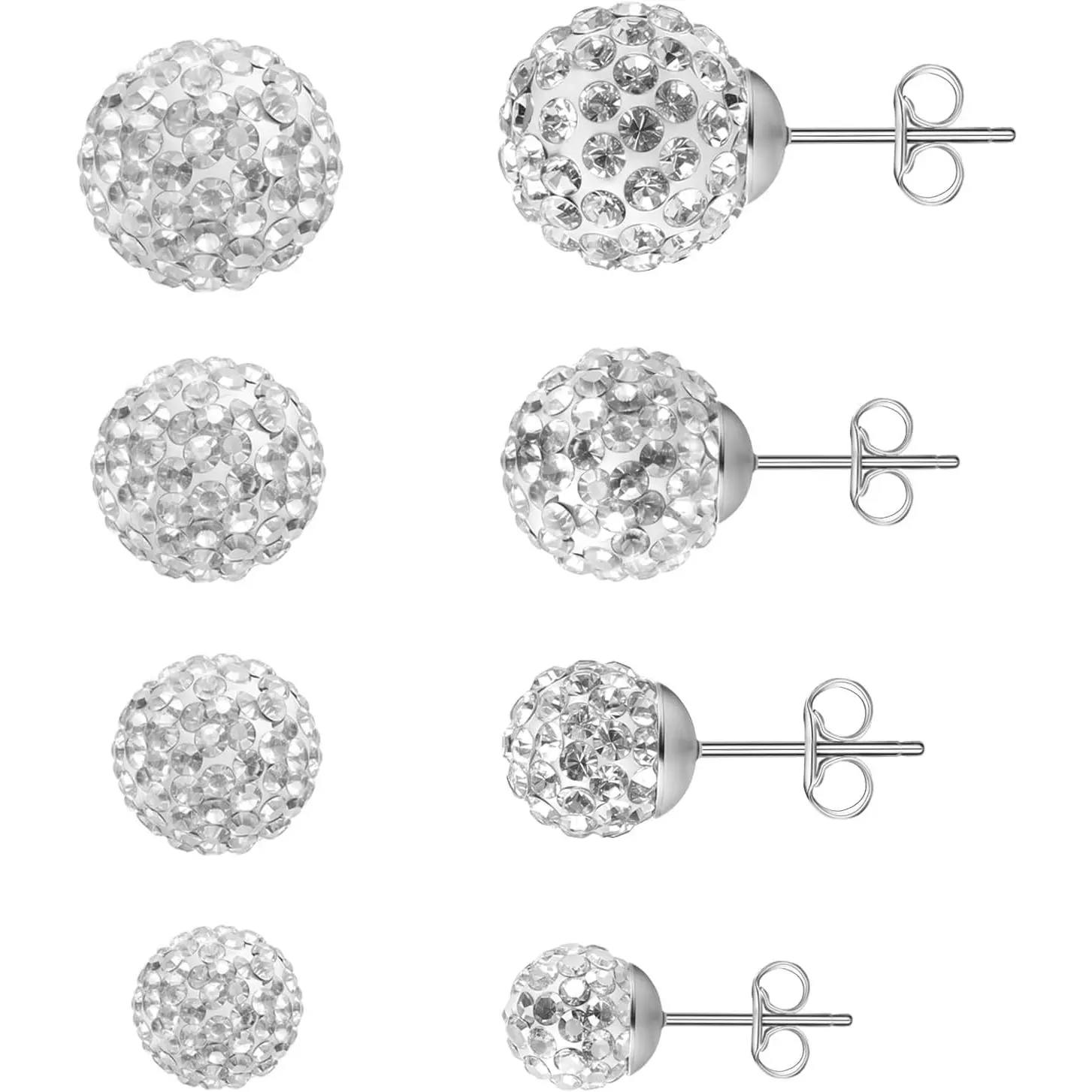 Ball Earrings Disco Ball Earrings for Women  Earrings Studs   Earrings Cubic Zirconia  Ball Earrings