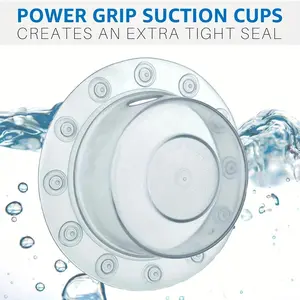 2-Piece Bathtub Overflow Drain Cover, Suction Seal Gasket, Waterproof Plug, Suitable for Deep Bathtubs and Bathroom Overflow Systems