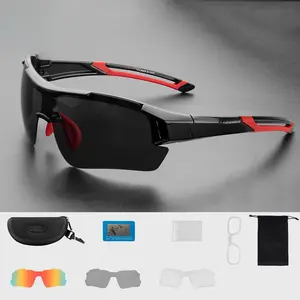 Polarized Cycling Glasses Men Sports Sunglasses Road MTB Mountain Bike Bicycle Riding Protection Goggles Eyewear 5 Lens