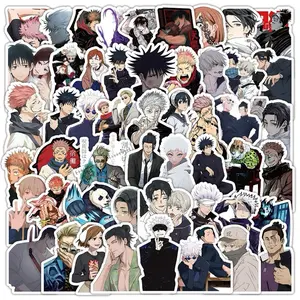 AnimeStickers 50 Pcs Jujutsu Kaisen Game Stickers Pack for Laptop & Phone DIY Decorative Protective Casing Shockproof Screen Protector Cases Cover Smartphone，A112&A113