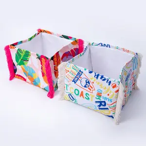 Foldable Storage Basket, Portable Organizer for Snacks, Cosmetics, Toys, Bedroom Essentials, Home Decor, Women and Girls